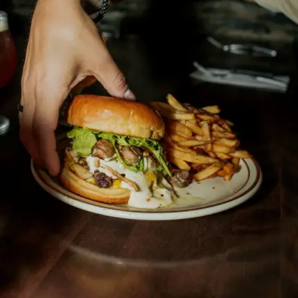 Burger boeuf fume 2